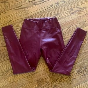 Rust Red Faux Wild Pants